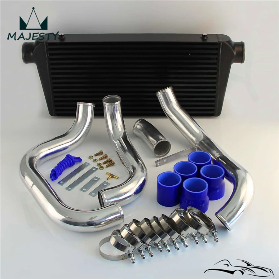 Для N ** ISSAN S KYLINE R32 R33 R34 GTS T черный Комплект переднего интеркулера труб| |