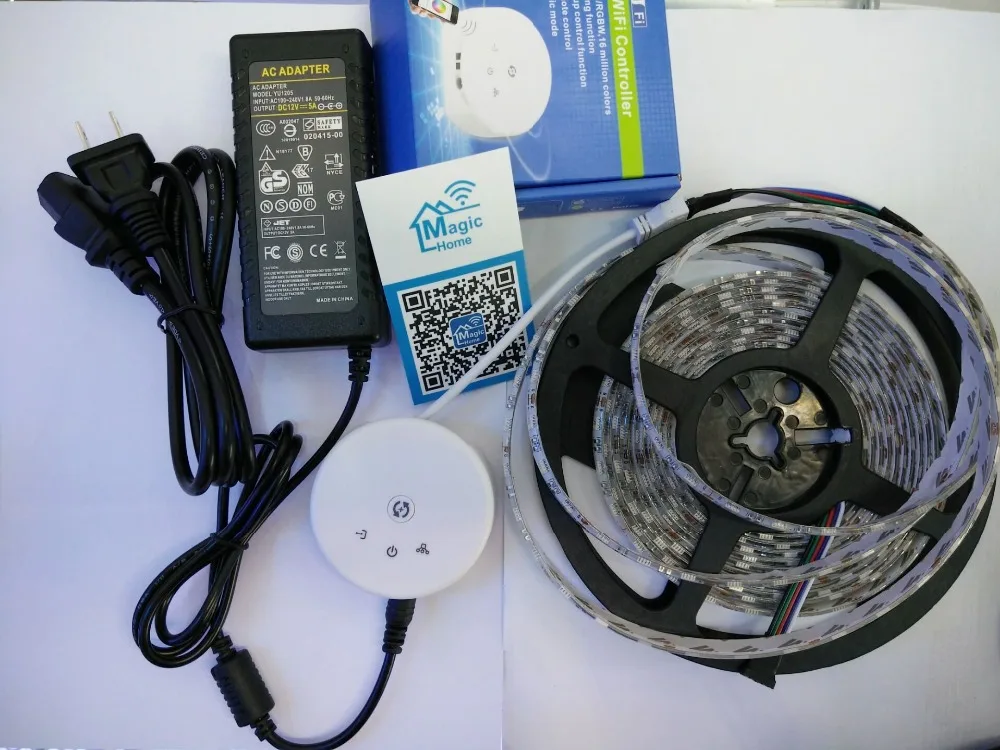 5 м 4 вида цветов в 1 светодиодный чип DC12V 12 мм PCB SMD 5050 RGBW Светодиодная лента RGB +