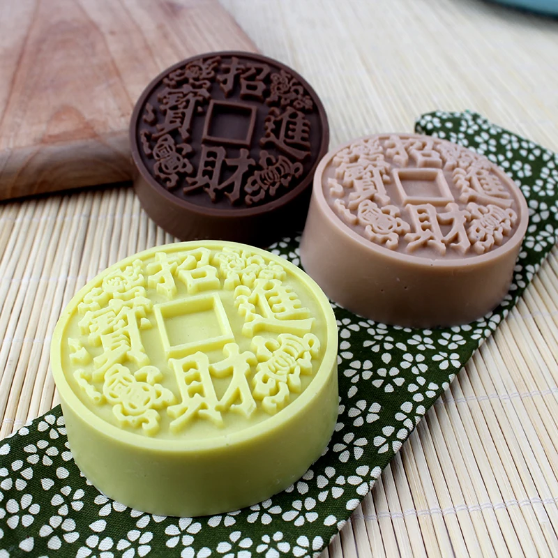 3D форма для мыла древняя монет с алфавитом Силиконовые формы ручной работы