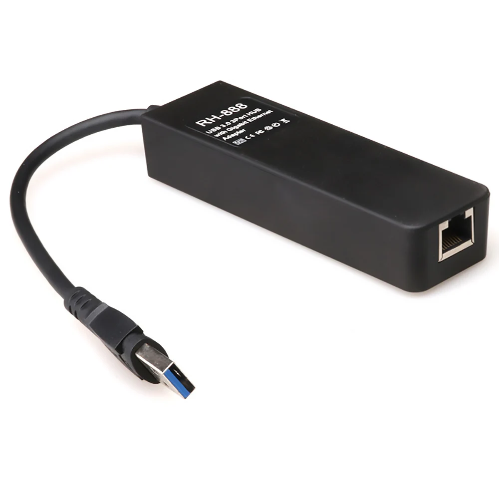FDBRO 3 порта USB 0 концентратор Ethernet адаптер к Rj45 Lan сетевая карта для Macbook pro Mac Desktop
