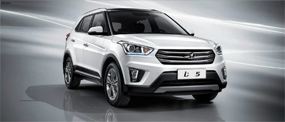 CSCSNL 1 комплект для hyundai Creta IX25 светодиодный DRL дневные ходовые огни 12 В ABS противотуманная фара покрытие автомобиля-Стайлинг