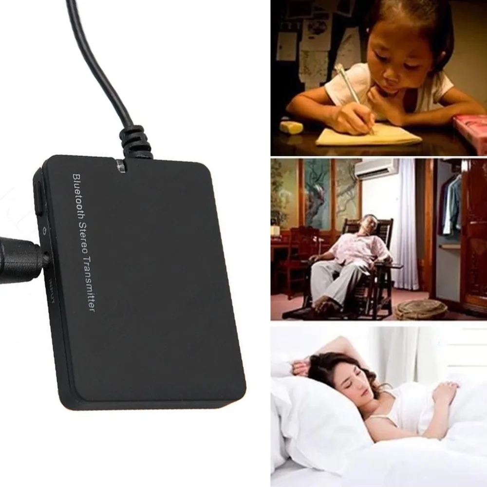 Buyincoins Bluetooth A2DP стерео аудио адаптер ключ передатчик для телевизора Динамик 3 5 мм