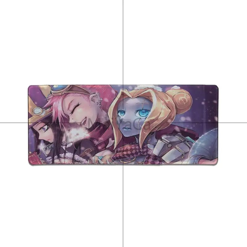 Игровой коврик для мыши MaiYaCa Vi League of Legends из натурального каучука Настольный