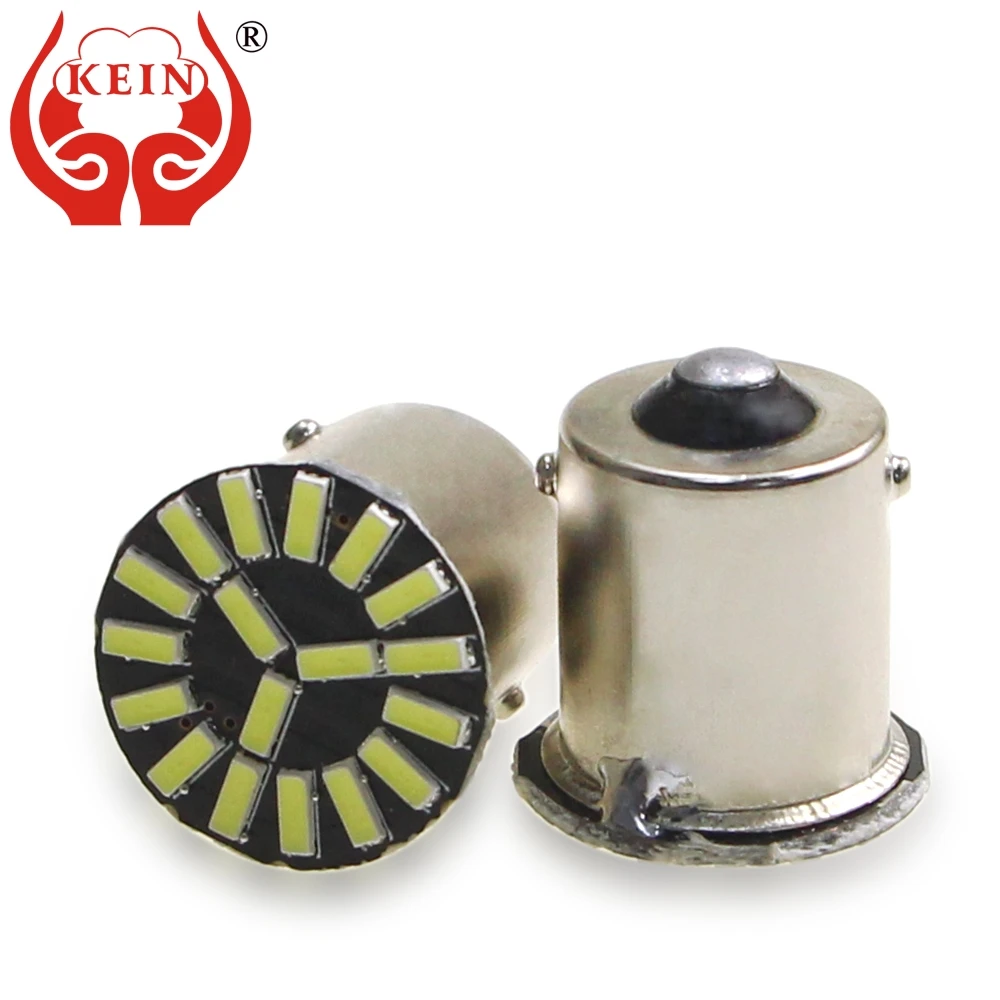 KEIN 2 шт. 1156 led ba15s p21w 4014 18smd Светодиодные Автомобильные задние огни лампы DRL