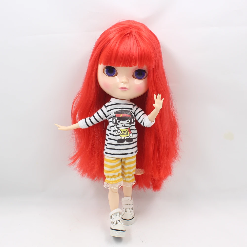 Кукла ICY DBS серии № BL1061 с красными волосами и макияжем азон тело 1/6 BJD ob24 аниме