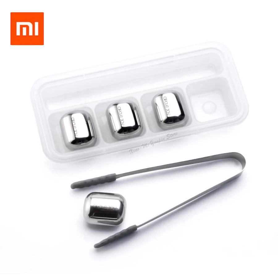 Xiaomi Mijia Circle Joy Stainless Steel Ice Cube 304 Washable Long-term Use Maker for Wine Corks Fruit Juice For Smart Home | Электроника