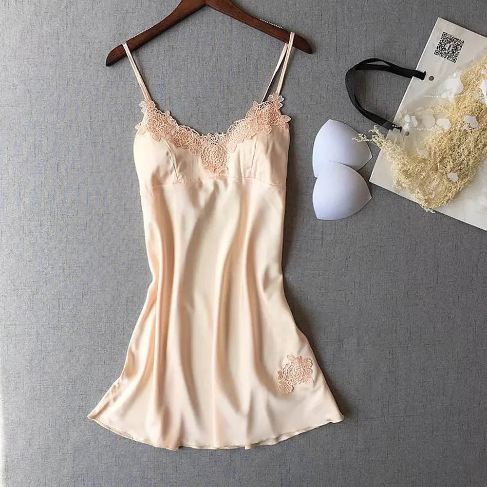 

Women Sexy Lingerie Nightwear Sleepwear Babydoll Lace Underwear Sleevless V-Neck Sexy Hot a70