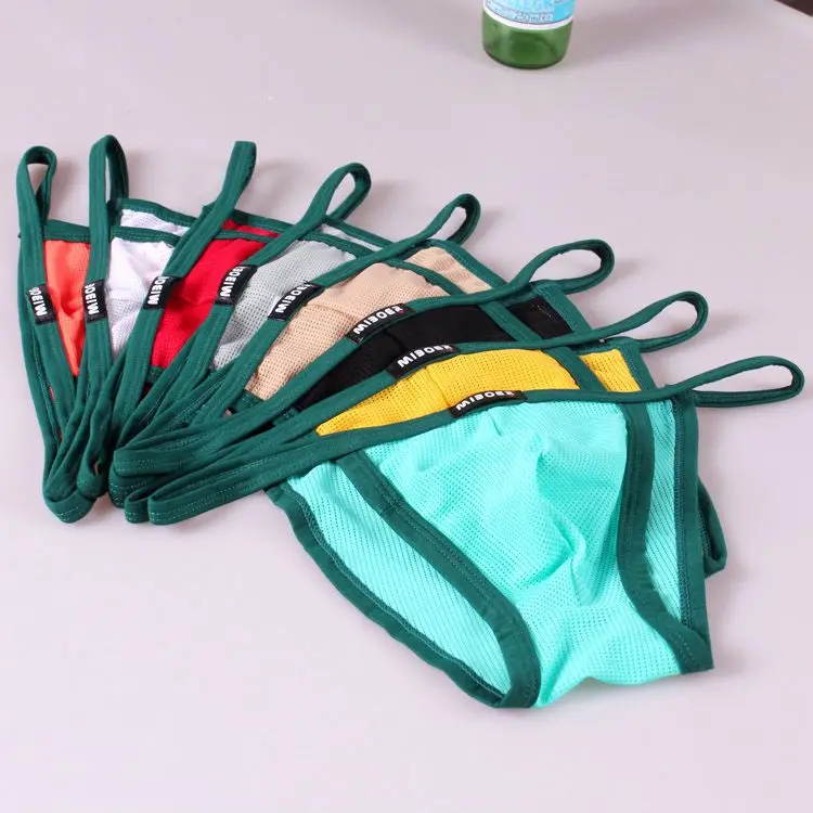 Новинка 2016 горячее пикантное Брендовое мужское нейлоновое нижнее белье MIBOER