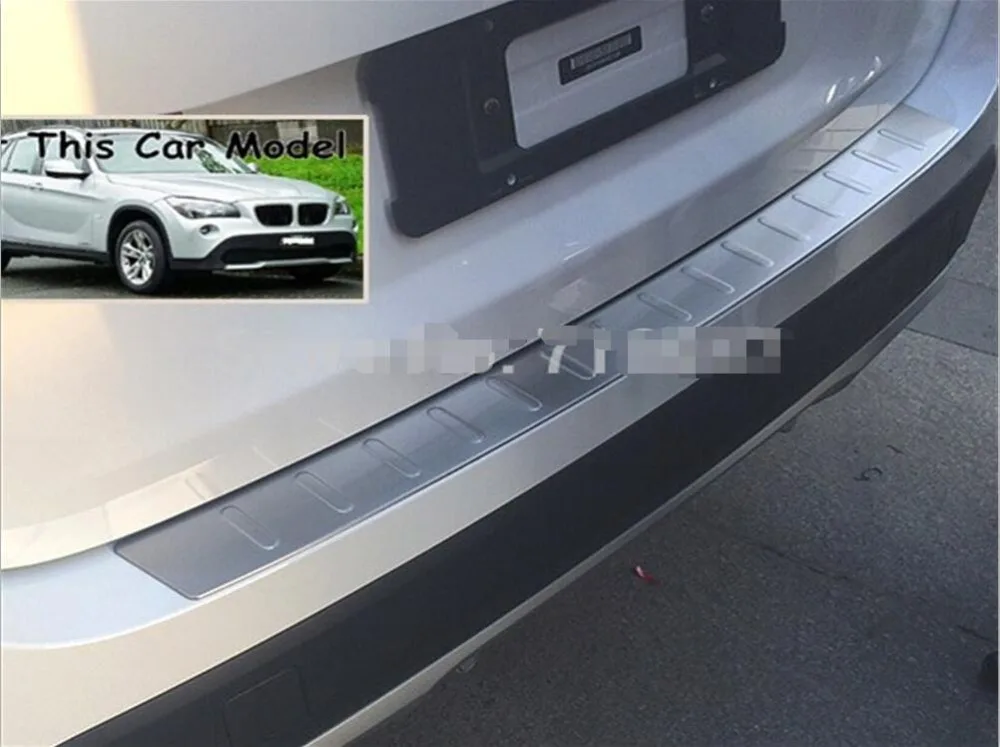 Продажа для Bmw X1 2010--2017 Нержавеющая сталь задний багажник бампер защитник сзади