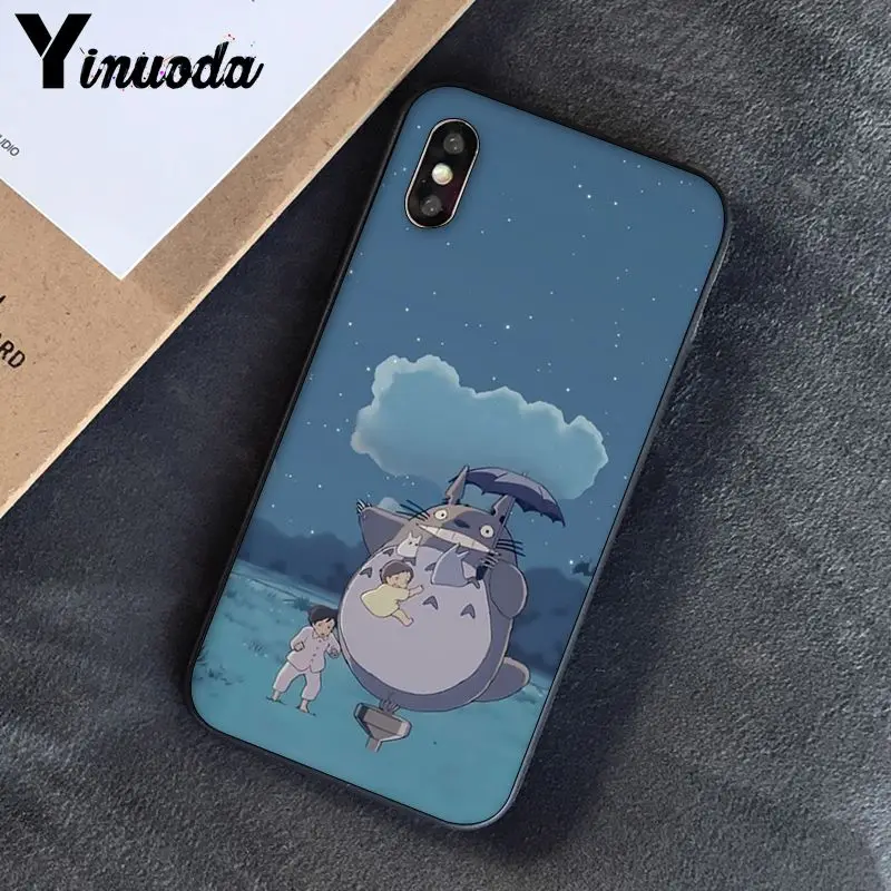 Чехол для телефона Hayao Miyazaki Totoro iPhone 13 SE 2020 6S 6plus 7 7plus 8 8Plus X Xs MAX 5 | Мобильные телефоны