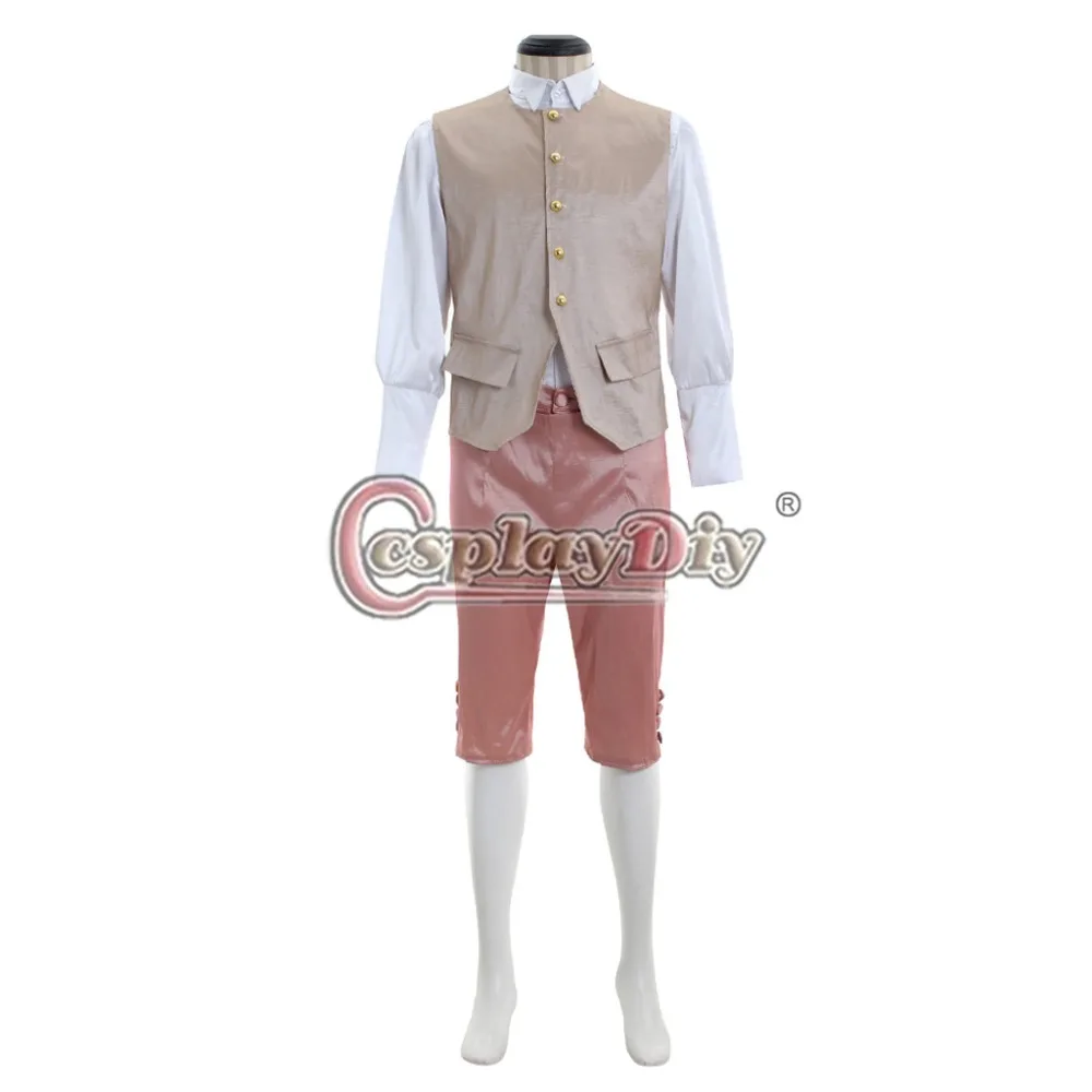 Cosplaydiy Викторианский элегантный готический аристократический мужской розовый