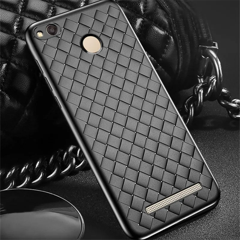Мягкий силиконовый чехол для Xiaomi Mi 8 SE A1 A2 Lite Pocophone F1 Redmi 5 Plus Note 6 6A Pro S2 Weave Grid |