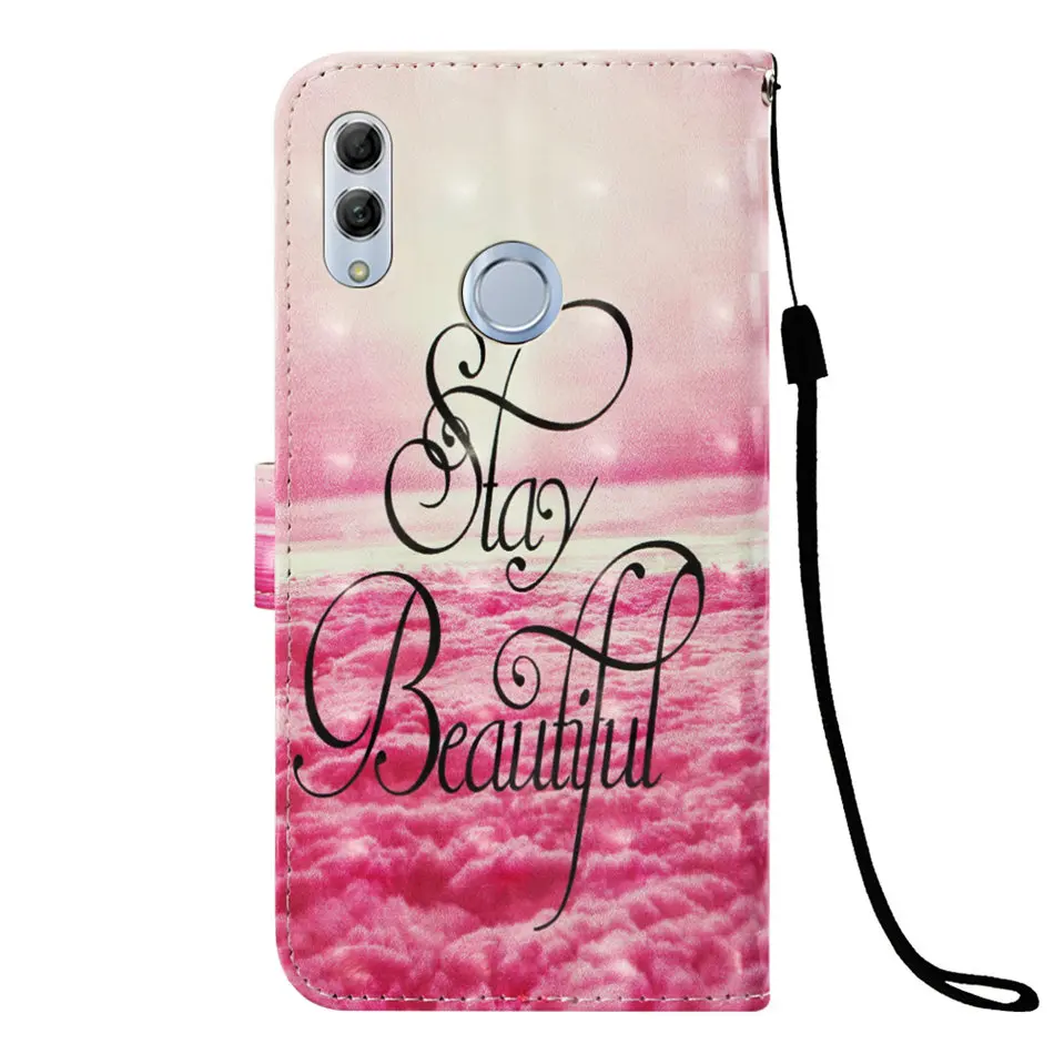 Модный флип-чехол для huawei Enjoy 9s 7s 7 P Smart Y6 Y9 mate 20 Pro P20 P30 Lite бизнес Стенд чехол милый Капа D03Z