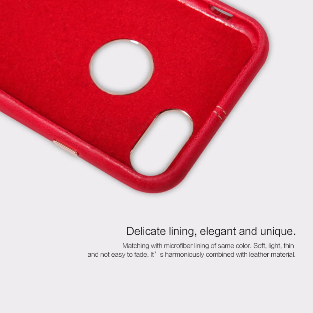 Nillkin Englon кожаный чехол для Apple iphone 8 Роскошный кожаный чехол винтажная задняя крышка для iphone 8 plus 8 plus