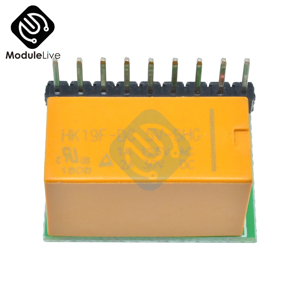 Мини DR21A01 DC 5 в DC 12 В DPDT двойной полюс двойной бросок релейный модуль полярность разворота переключатель доска для Arduino UNO