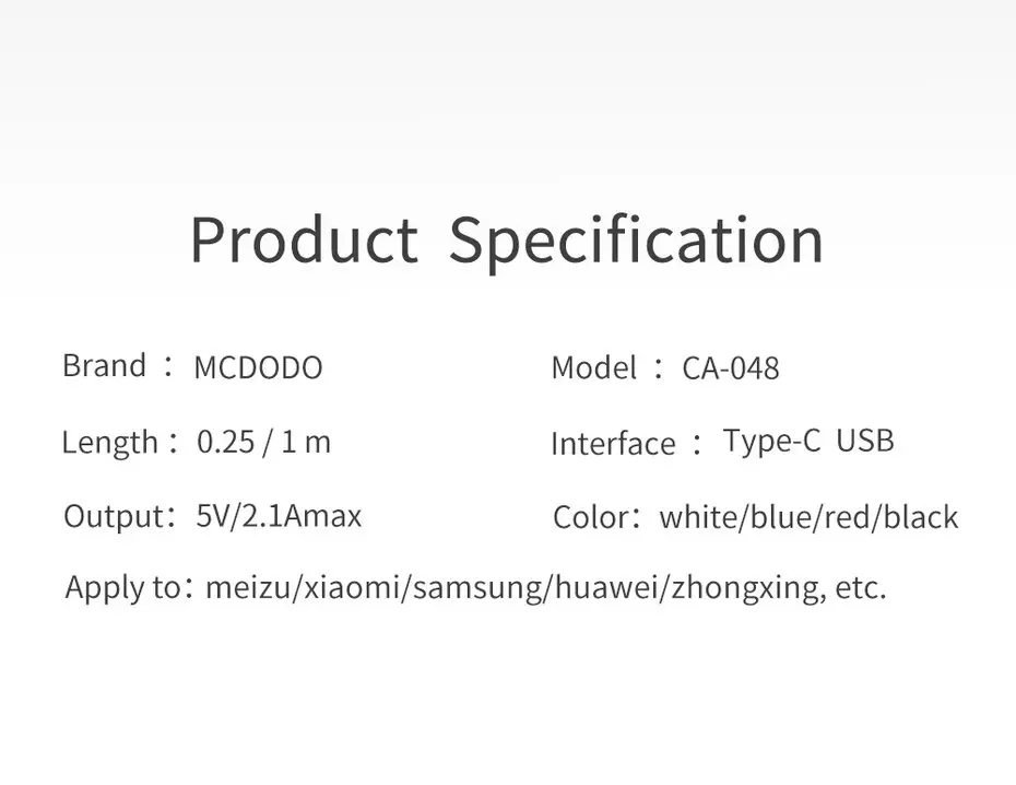 Mcdodo usb type-c кабель для Xiaomi Mi6 USB C кабель передачи данных для быстрой зарядки для samsung Galaxy S8 Oneplus 5t type-c кабели зарядного устройства