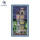 Joy Sunday китайские наборы для вышивки крестиком, тихий ночной узор, вышивка крестиком 14CT 11CT, хлопковая ткань, украшение для гостиной и спальни