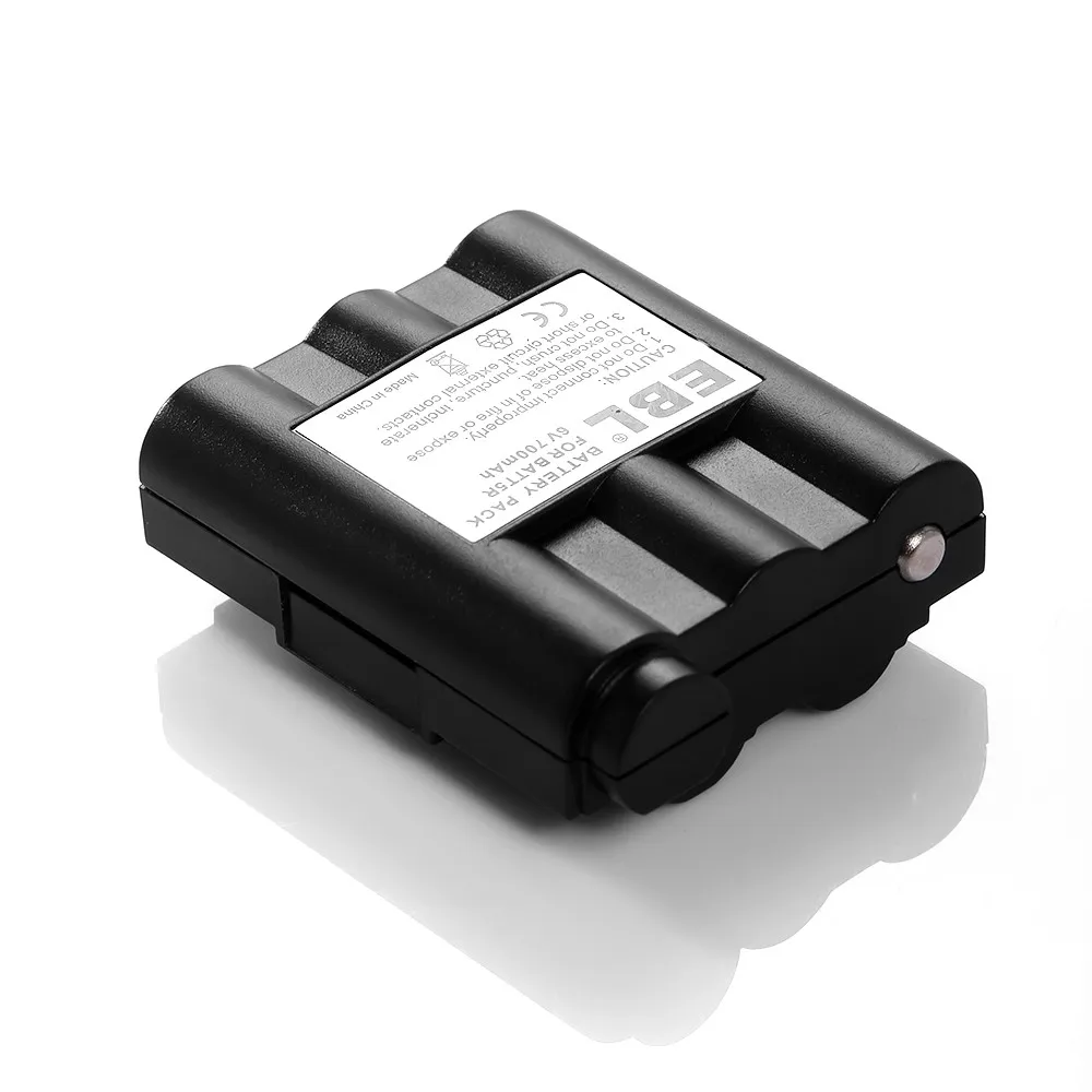 2 шт. EBL 700 мАч 6v Радио Батарея Замена металл-гидридных или никель для