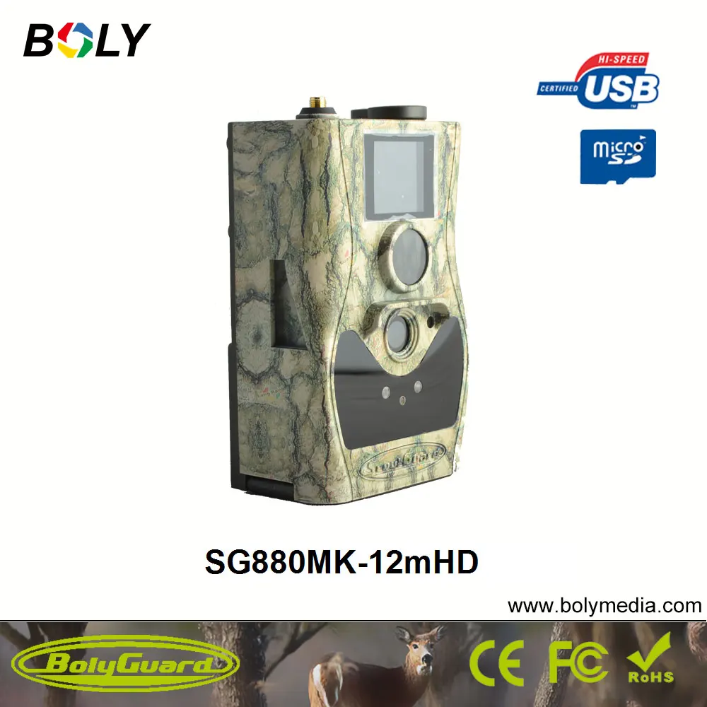 Распродано Черный ИК BolyGuard Trail камеры MMS/GPRS игры функции 12MP HD беспроводной Long Range