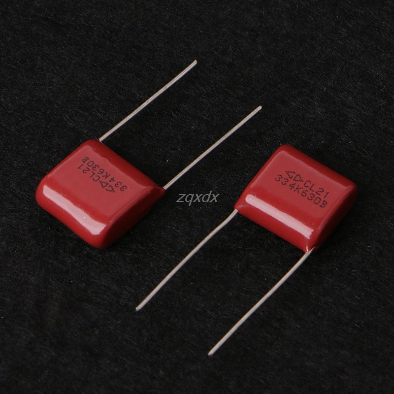 200 шт. конденсаторы 630 в 0 001 мкФ ~ 2 CBB на металлической пленке ассортимент 25