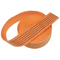 2 5cm 5meters thickening orange polypropylene webbing ribbon tape bias straps for bags hand made sewing accessories belt