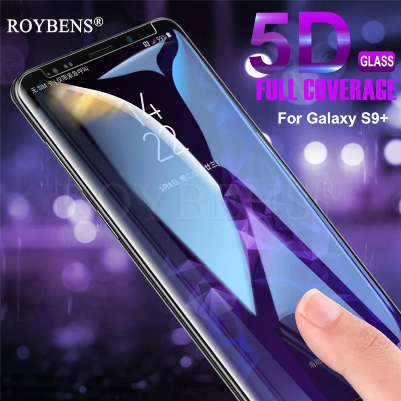 Экран протектор для samsung Galaxy Note 9 8 S9 S8 5D изогнутые полное покрытие закаленное