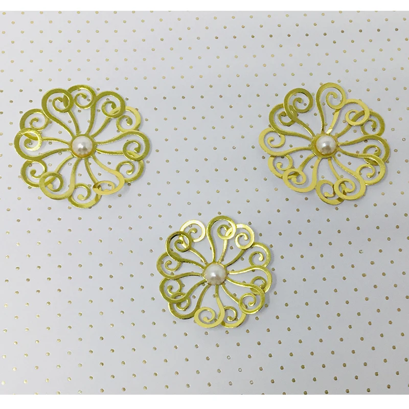 3 шт./компл. Вихревой цветок металлический трафарет для скрапбукинга альбома