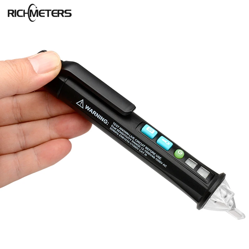 RICHMETERS 202/202Pro тестер напряжения измеритель переменного тока NCV Бесконтактный 12 в