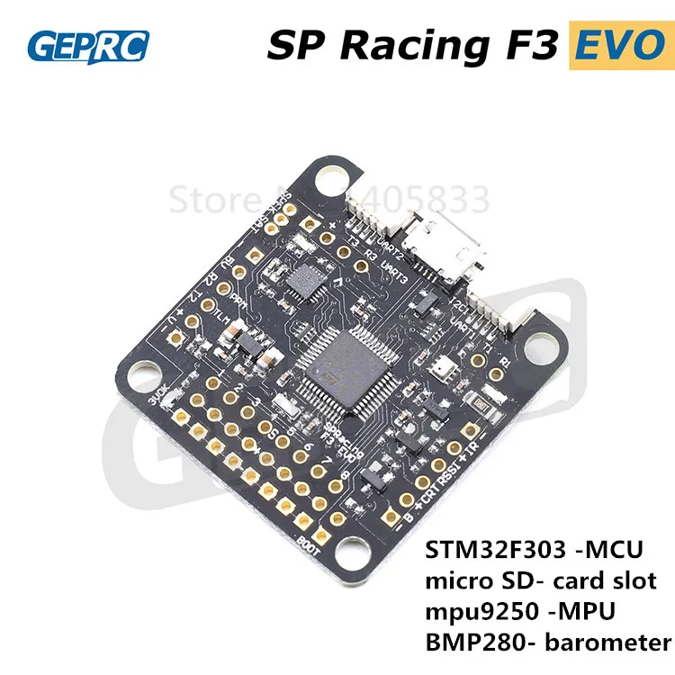 Улучшенное управление полетом FPV SP Racing F3 EVO для мультикоптера QAV250 ZMR250 210280300|racing f3|sp