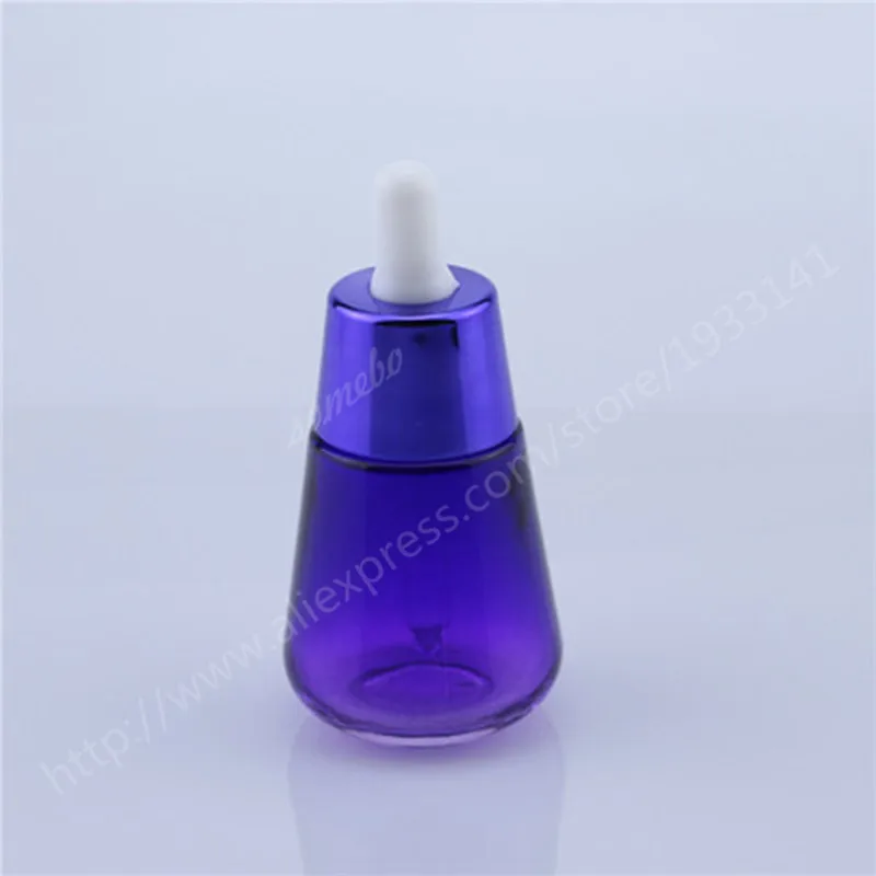 

200pcs/lot 30ML Glass Bottle Essence Bottle, Dropper Cover Cosmetic Bottles, Glass Container For Essential Oil Use