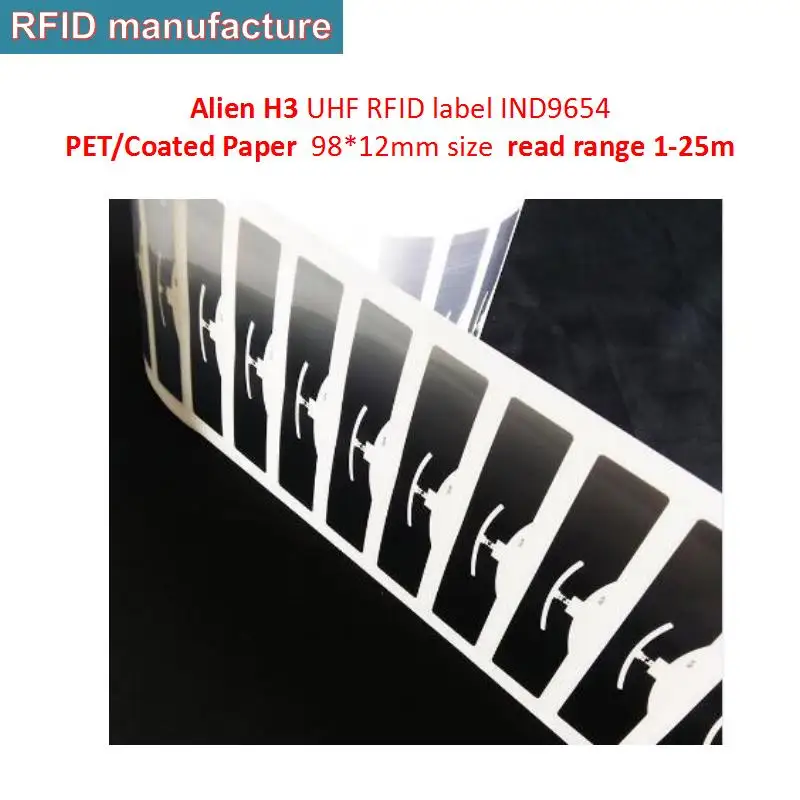 RFID UHF влажная инкрустация этикетка наклейка 100 шт./лот 860 ~ 960 МГц Пассивный EPC Class1 Gen2