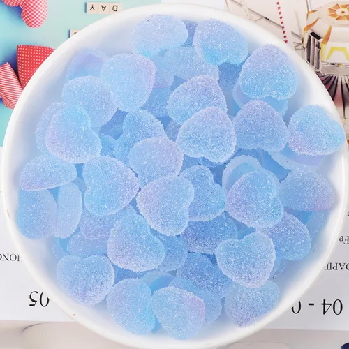 9 CCINEE 1 шт. моделирование желе конфеты в форме сердца для DIY микро пейзаж материал смолы аксессуары - Цвет: 9