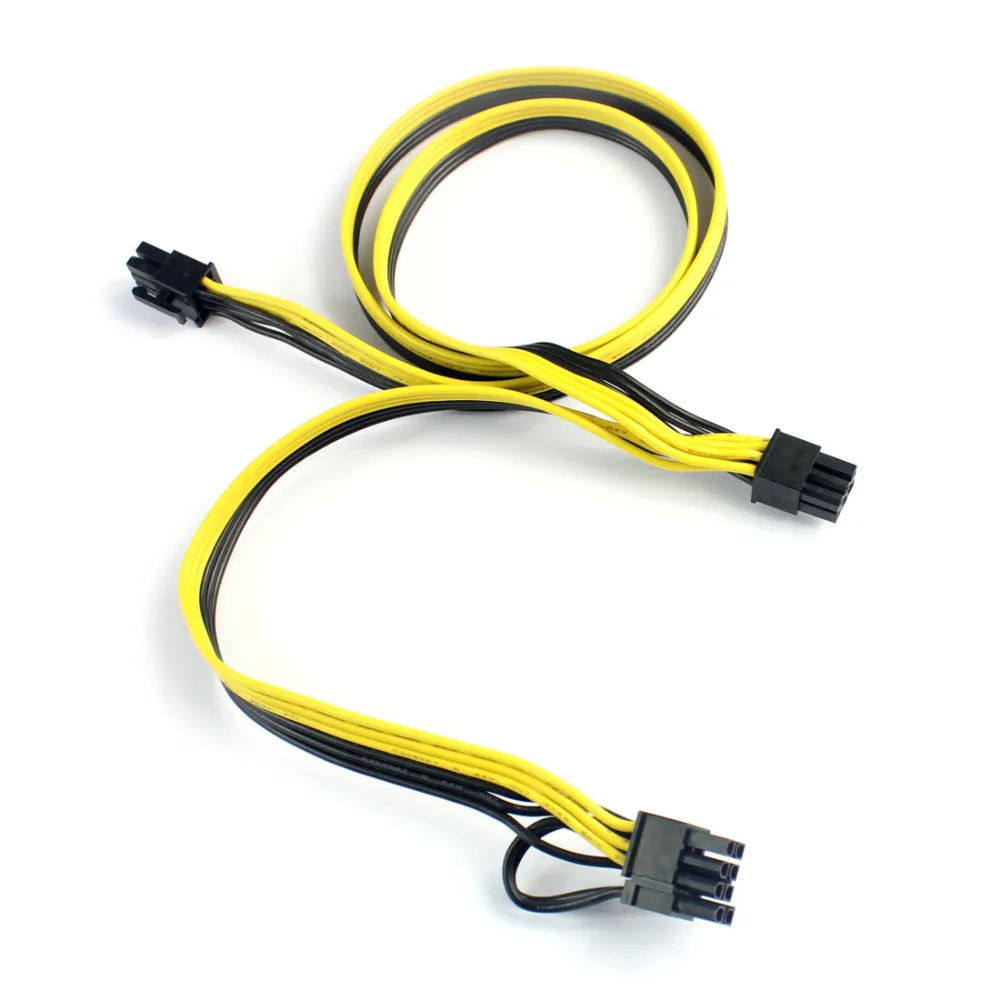 Модульные PSU кабели питания PCI e 6pin к 8 pin 6 + 2pin Express Внутренний силовой сплиттер