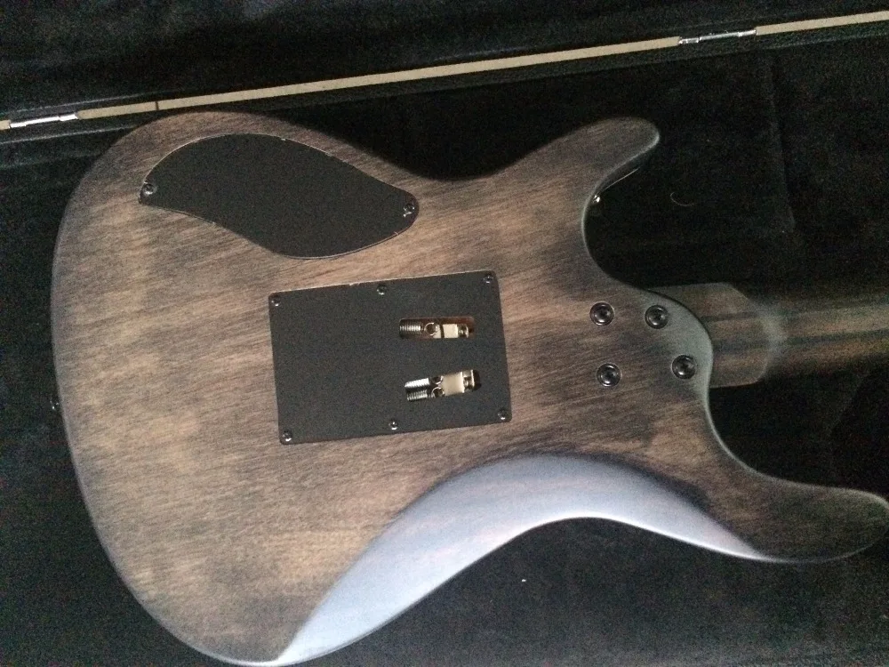 Mayones Setius Floyd rose Электрогитара с пламенем клен болт для тела на necl Ebony Mayomes custom