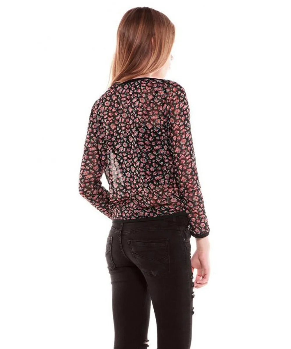 Лето Осень пуловеры Печати Топы Женщины Костюм зима Шифон Блузка Пуловеры