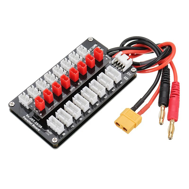 G.T.Power 2 3S параллельная зарядная плата JST Plug Para Board для моделей IMAX B6 ISDT Q6 D2 зарядное