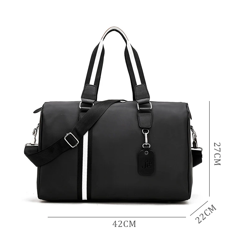 WOBAG Men Travel Bag Large Capacity Women Waterproof Nylon Hand Luggage Bag Multifunction Men Folding Short Distance Weekend Bag