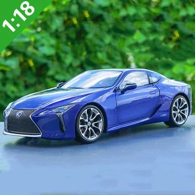 Синий Изысканный подарок 1:18 LEXUS LC500h сплав модель автомобиля, высокая имитация металлическая модель автомобиля, расширенная коллекция и подарок - Цвет: Синий