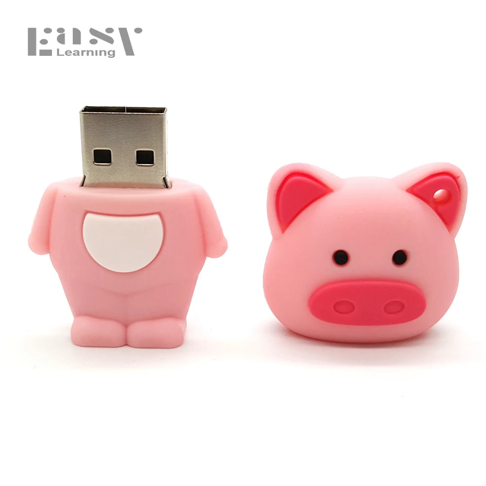 Easy Learning мультфильм модель для свинья Pen Drive 4 ГБ 8 GB 16 флешка Миньоны животных