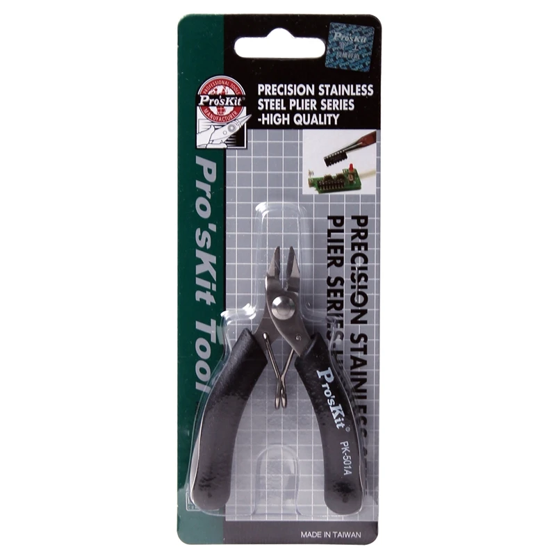 Pro'skit 1PK-501A микро-режущие плоскогубцы мини-кабель резак клещи из нержавеющей