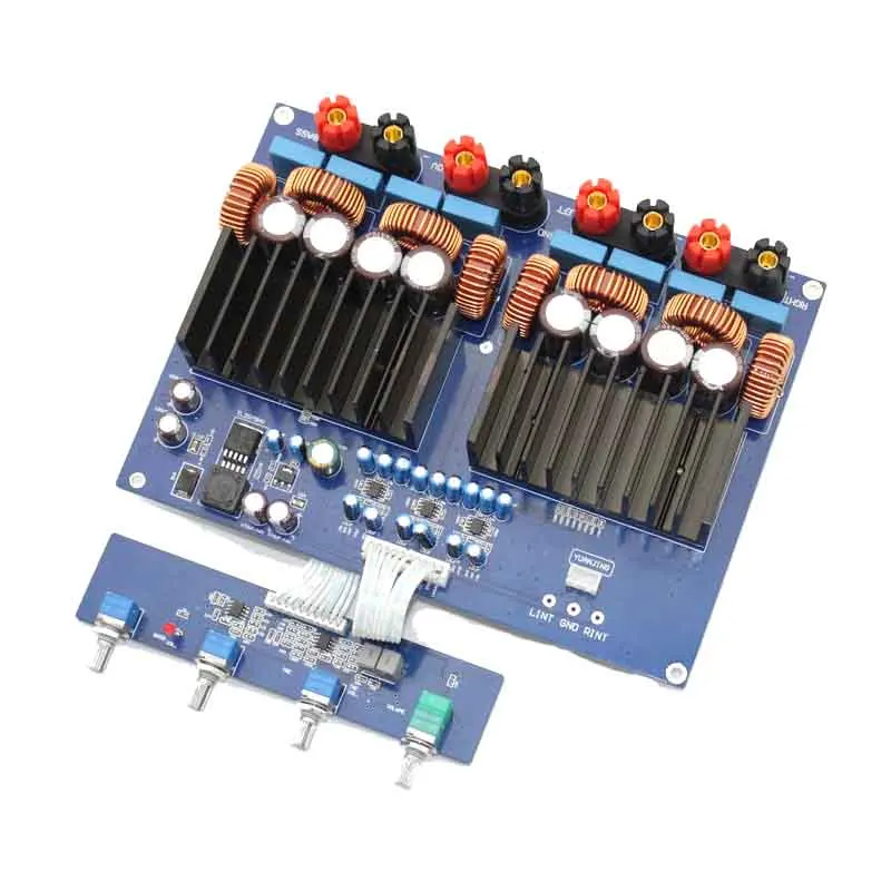 KYYSLB TAS5630 DC40-48V 2,1 канальный 600 Вт+ 2*300 Вт усилитель класса D 330 мкФ 100 в* 4 Высокая мощность цифровой усилитель доска 120мА