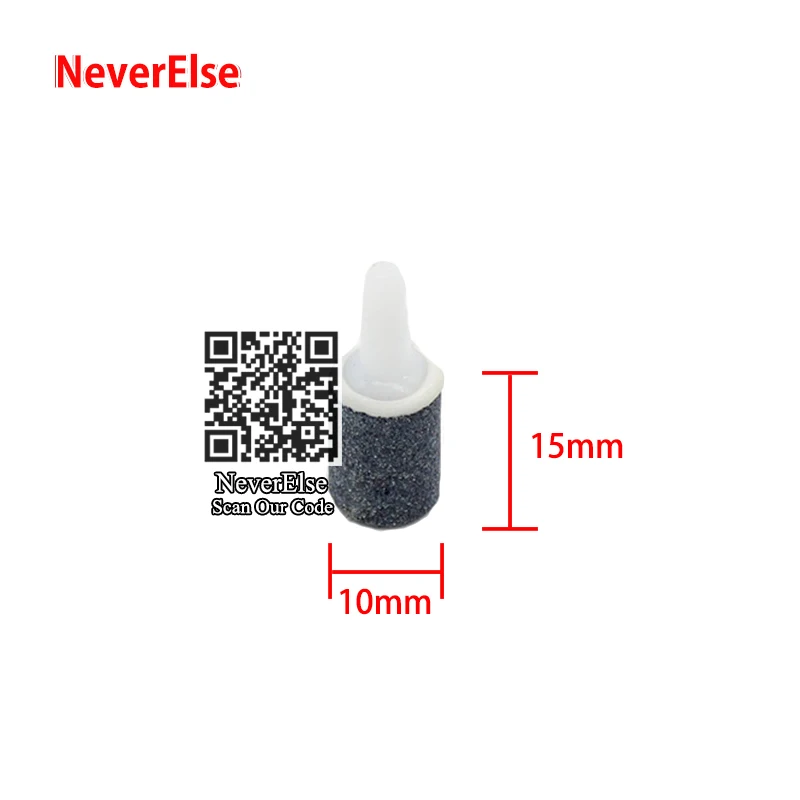 Dia10mm Aquarium Bubbler Air Stone 4Kinds for Fish Tank Pond Hydroponics Aerator Air Pump Accessories Ceramic Airstone Oxygen Diffuser - Color: Dia10mm