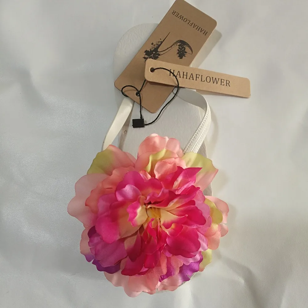 HAHAFLOWER женская обувь женские сандалии богемные летние красные цветы плоская