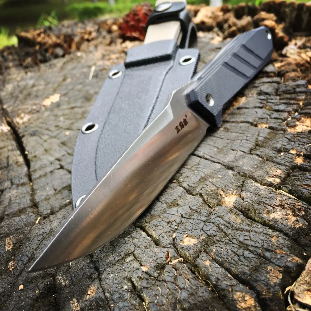 Sanrenmu S758 нож с фиксированным лезвием с оболочкой 8Cr13MoV лезвие G10 Ручка edc Открытый Отдых Охота выживания тактический рыболовный инструмент