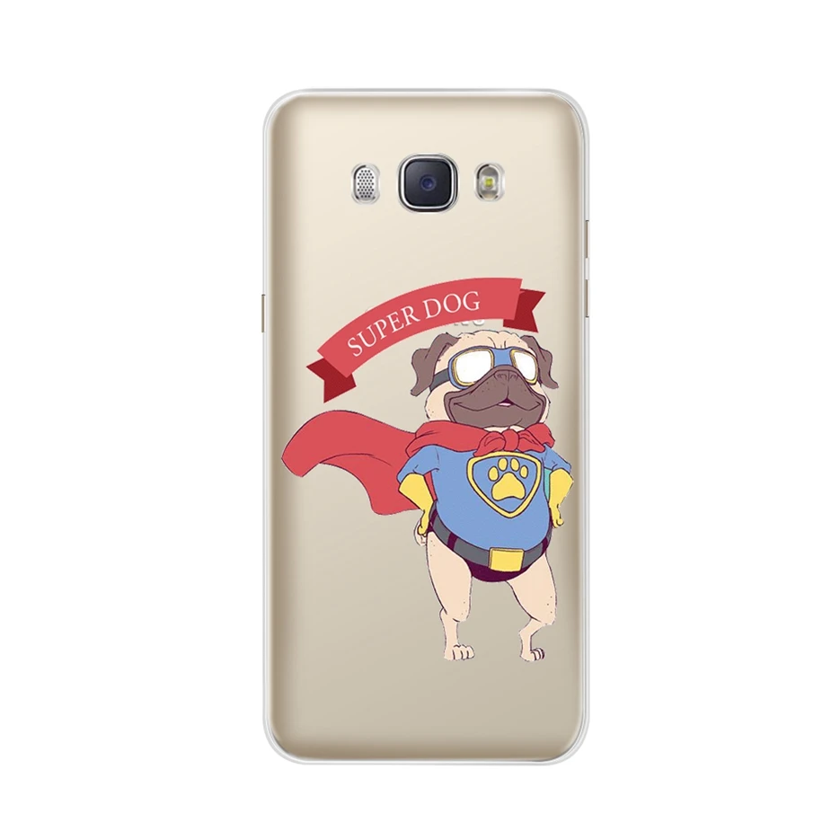Цветной цветочный чехол для samsung Galaxy J5 j510 J510F, силиконовый мягкий чехол для samsung J5 J 5, чехол s, бампер - Цвет: Шоколад