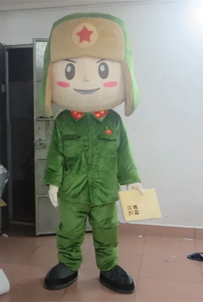 

2019 High quality in kind shooting adult Lei Feng mascot costume Parade Quality Clowns Birthdays for Adult Animal Halloween part