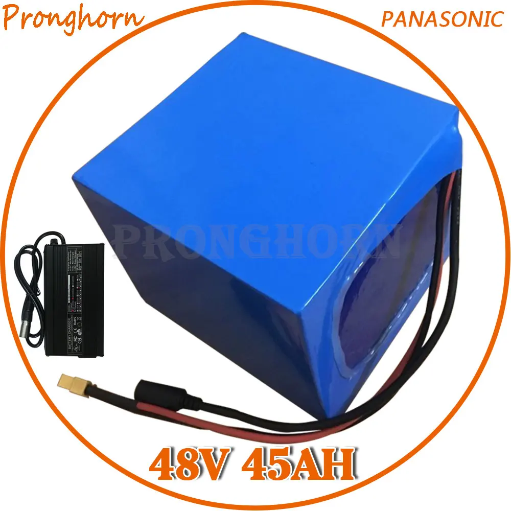 48В 45ач батарея для электровелосипеда 1500 Вт 2000 3000 литиевая скутера panasonic cell +