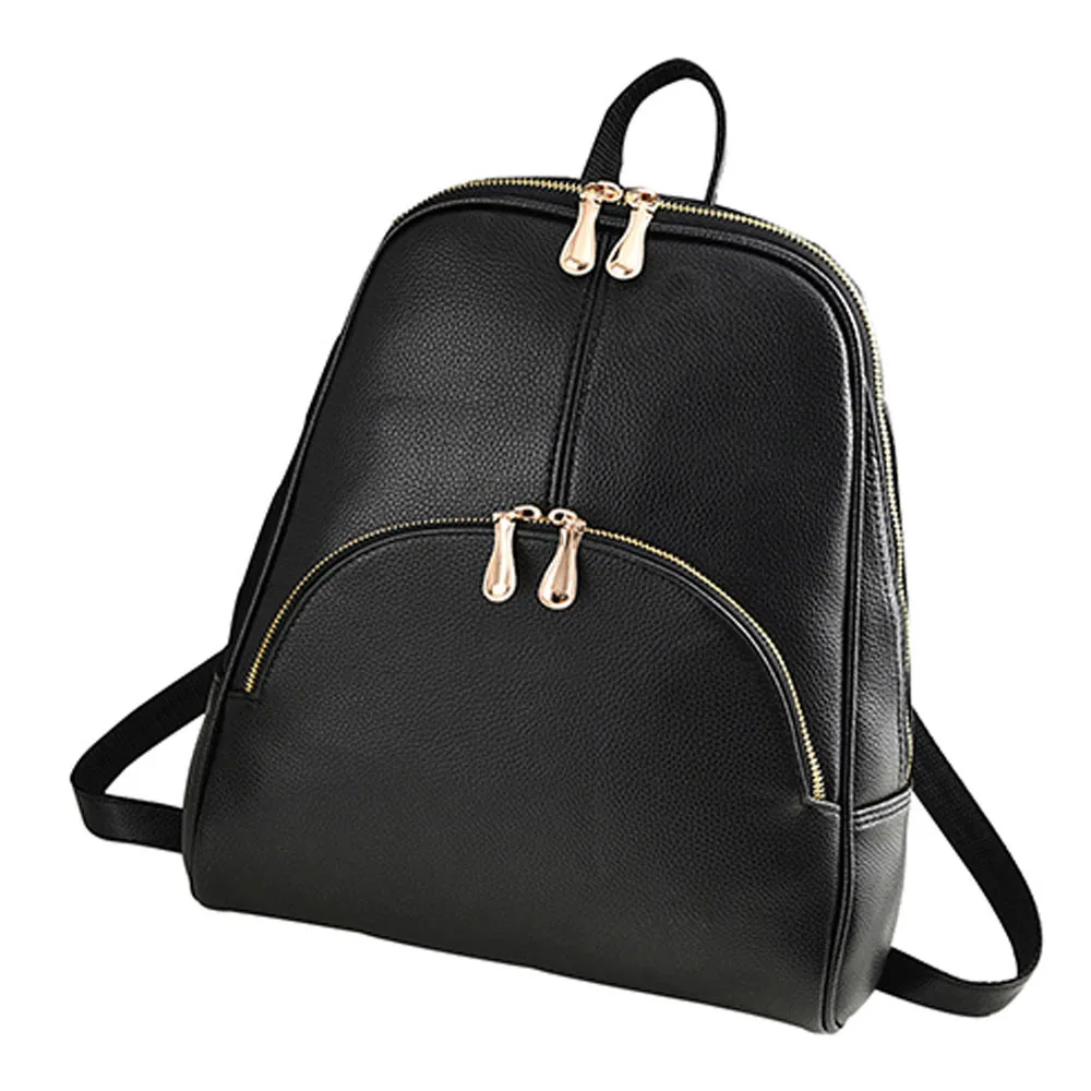 Женский школьный рюкзак для девочек подростков кожаный мягкий Прямая поставка CSV