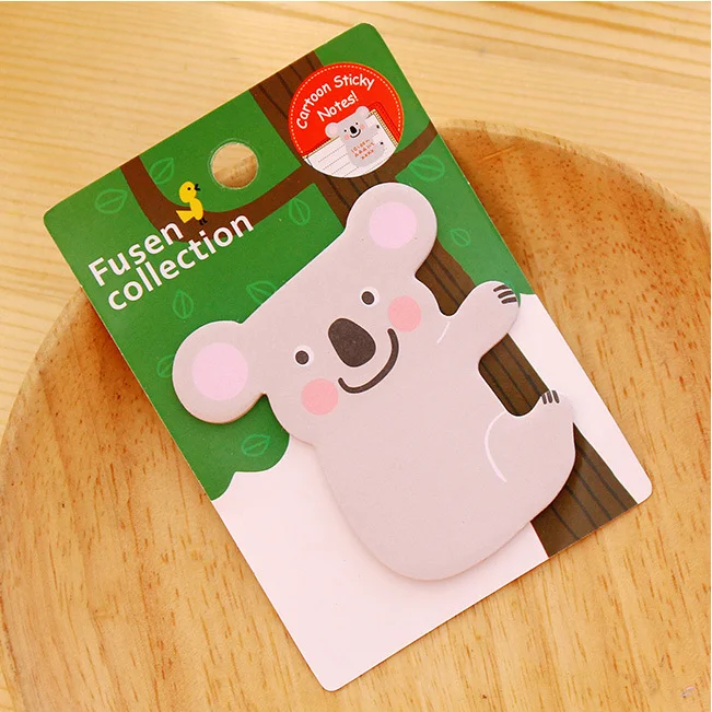 1 шт. Lytwtw милый Kawaii животные Липкие заметки Творческий блокнот Filofax блокнот офисные принадлежности школьные канцелярские принадлежности - Цвет: Koala