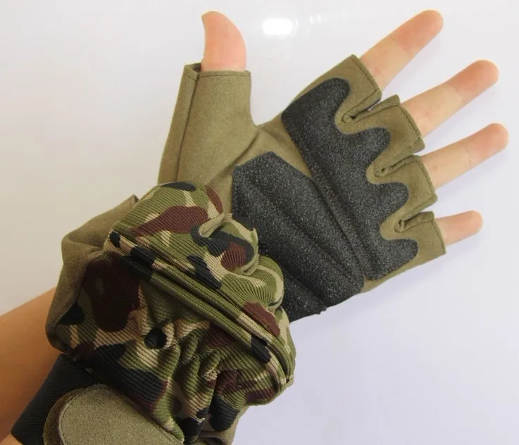 Качественные полупальчиковые перчатки с использованием тактических защитных
